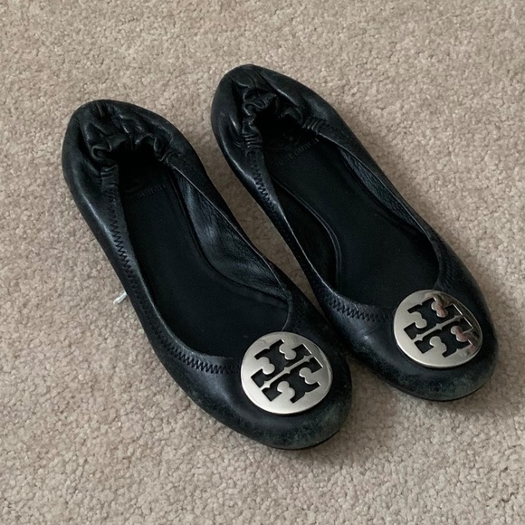 Tory Burch Black Flats - Size 6 1/2